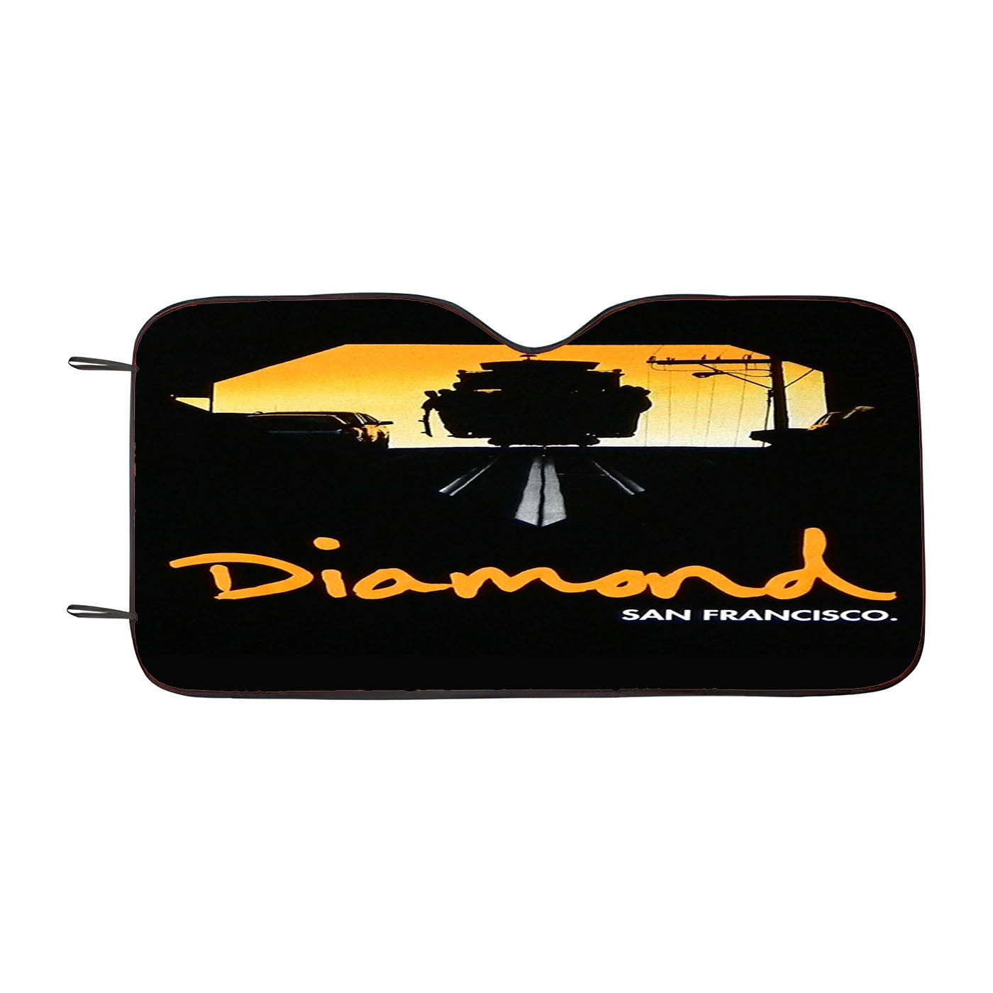Diamond San Fransisco Car Auto Sun Shade Windshield Cover