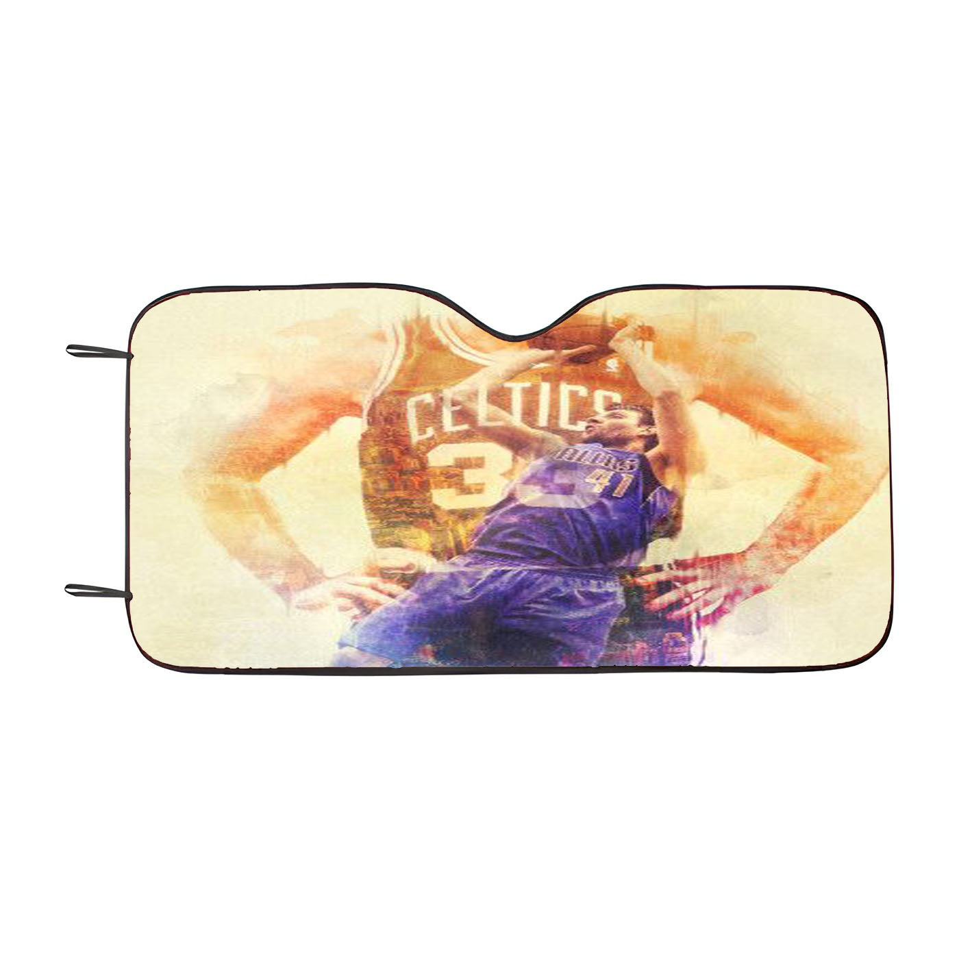 Dirk Nowitzki Celtics Nba Car Auto Sun Shade Windshield Cover