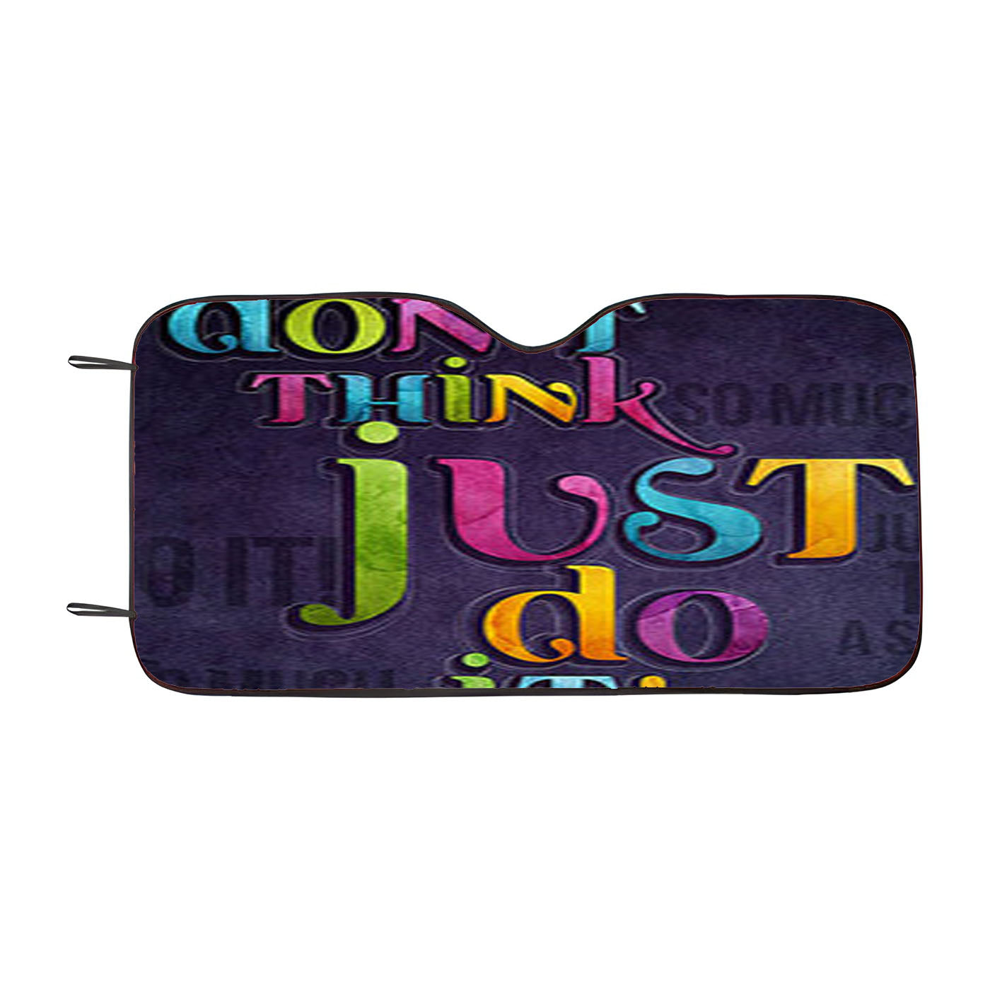 Dont Think Just Do It Car Auto Sun Shade Windshield Cover