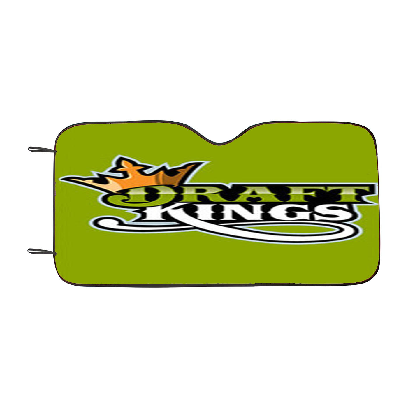 Draft King Baseball Logo Green Car Auto Sun Shade Windshield Cover