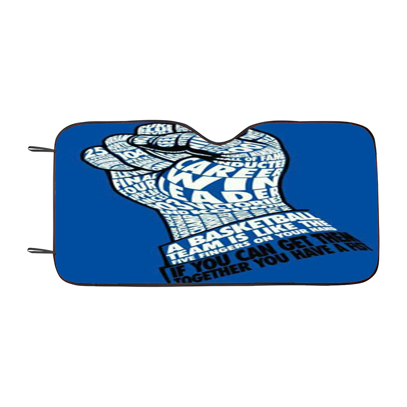 Duke Blue Devils Hand Car Auto Sun Shade Windshield Cover
