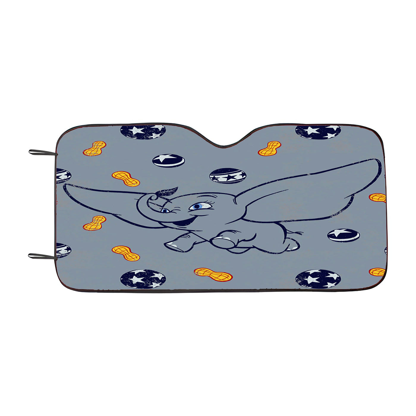 Dumbo And Peanuts Sticker Car Auto Sun Shade Windshield Cover