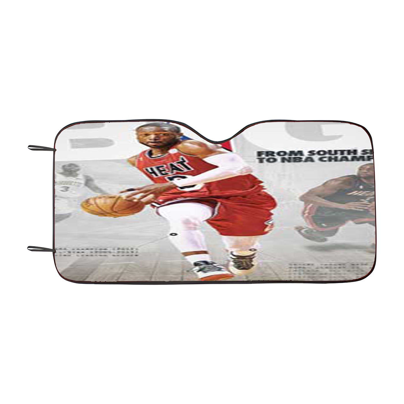 Dwyane Wade Chicago Bulls Car Auto Sun Shade Windshield Cover