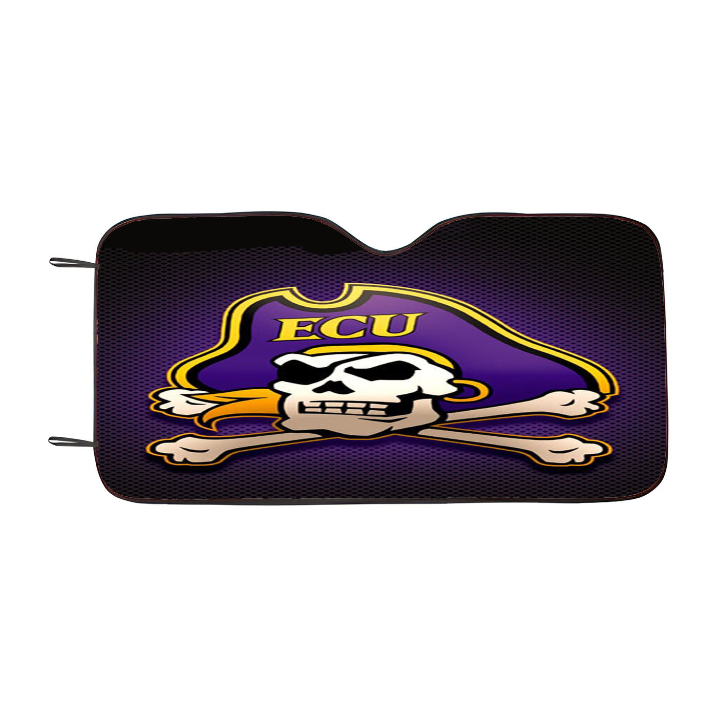 East Carolina Pirates 1 Car Auto Sun Shade Windshield Cover