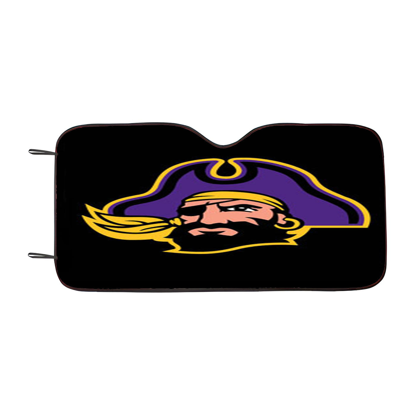 East Carolina Pirates Logo Car Auto Sun Shade Windshield Cover
