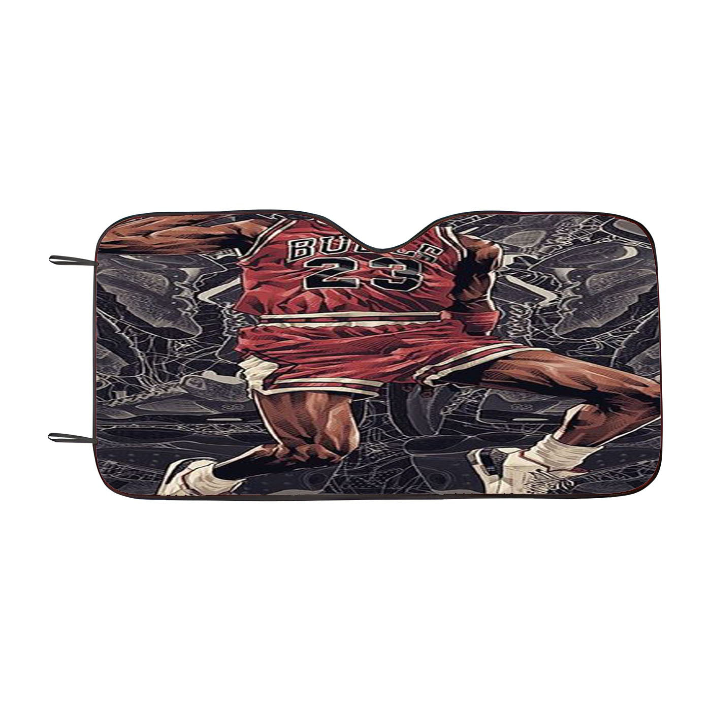 Fly The Legend Jordan Chicago Bulls Car Auto Sun Shade Windshield Cover