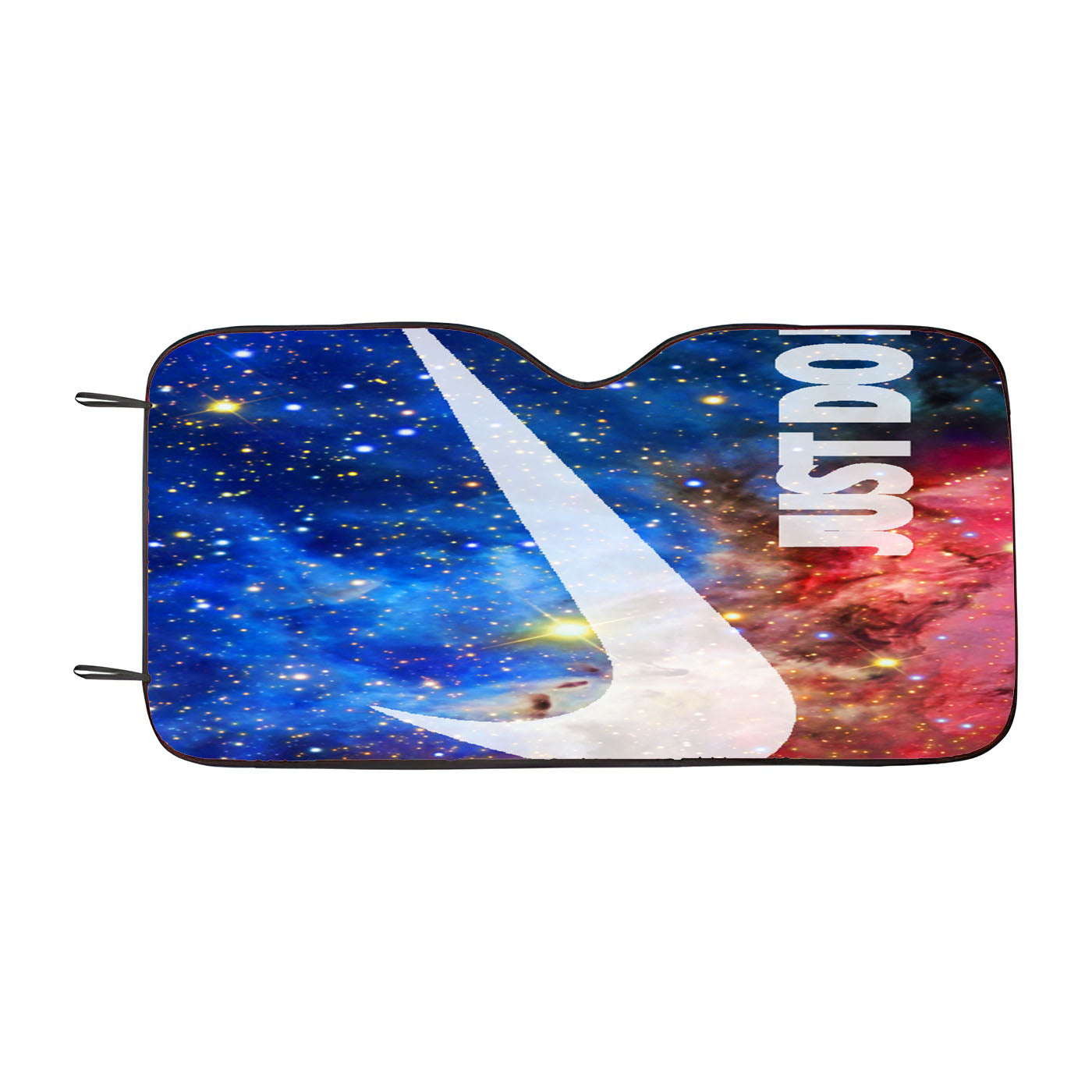 Galaxy Nebula Just Do It Car Auto Sun Shade Windshield Cover