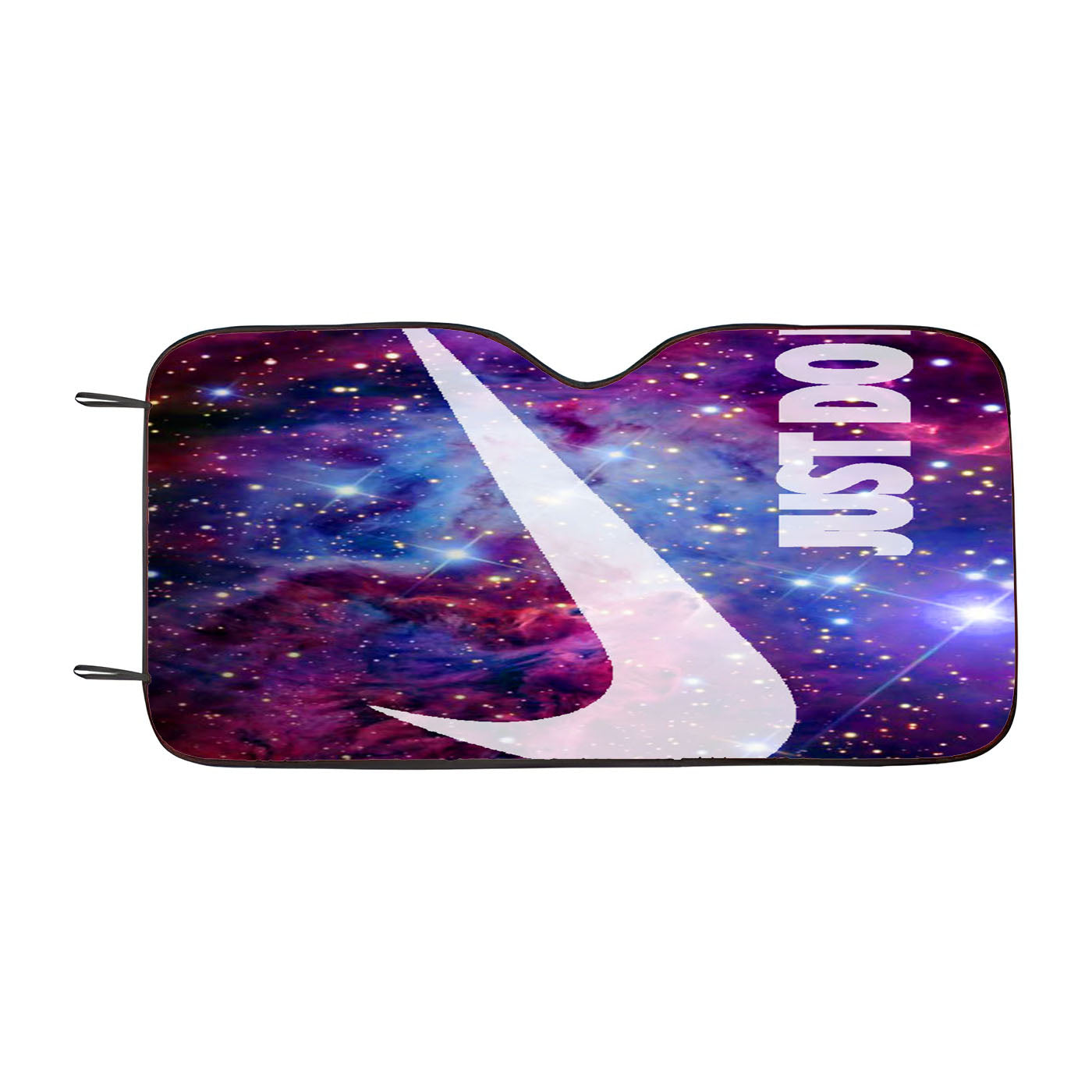 Galaxy Nebula Just Do It 3 Car Auto Sun Shade Windshield Cover