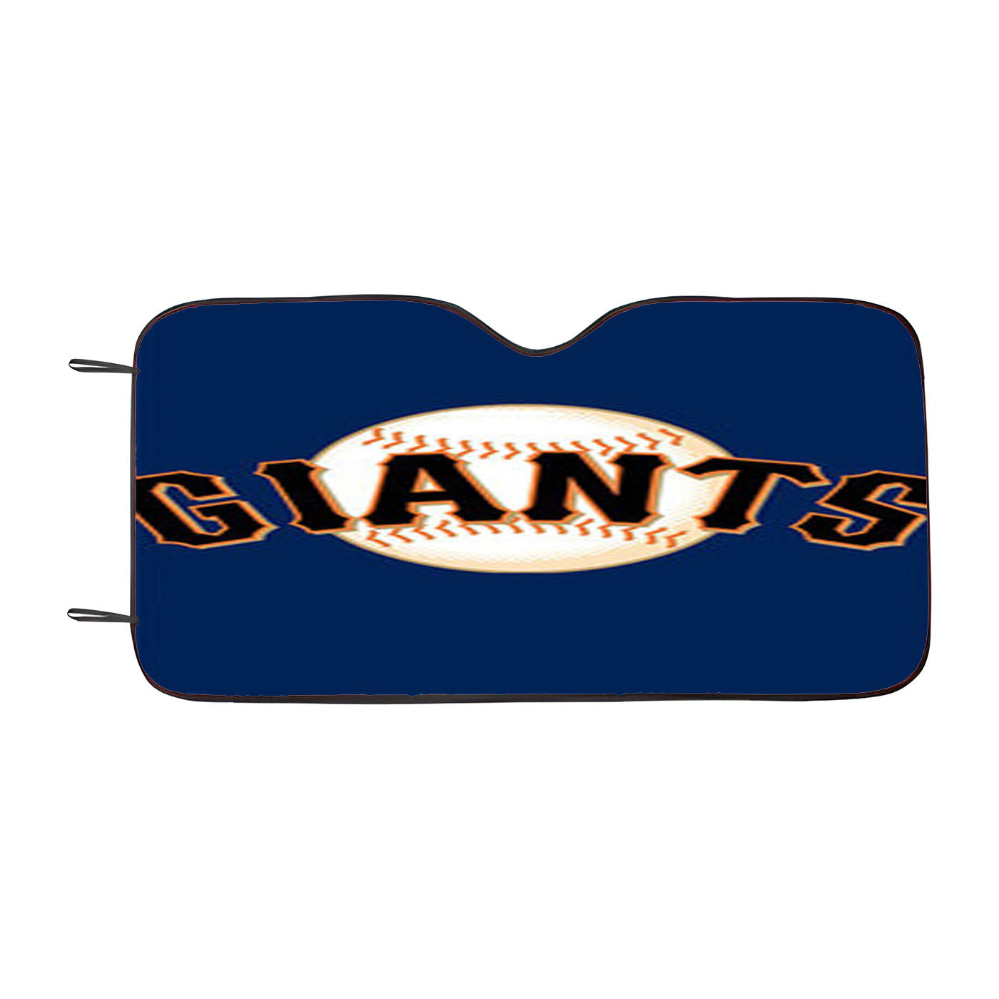 Giants Basebal Logo Blue Car Auto Sun Shade Windshield Cover