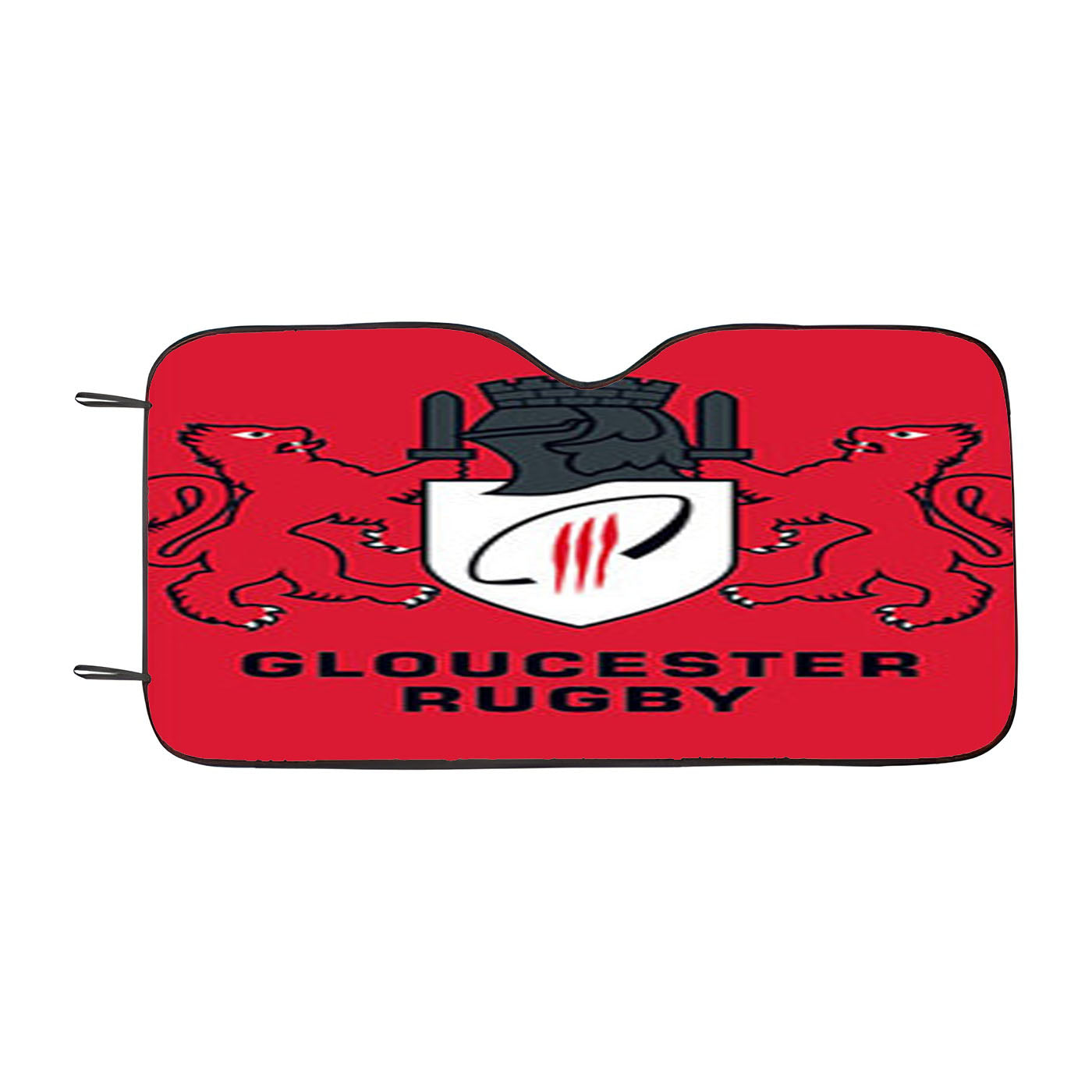 Gloucester Rugby Logo Red Car Auto Sun Shade Windshield Cover