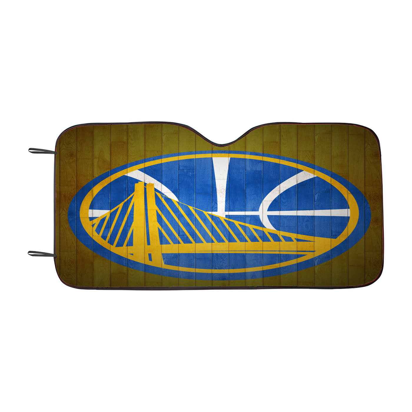 Golden State Warriors Harwood Car Auto Sun Shade Windshield Cover