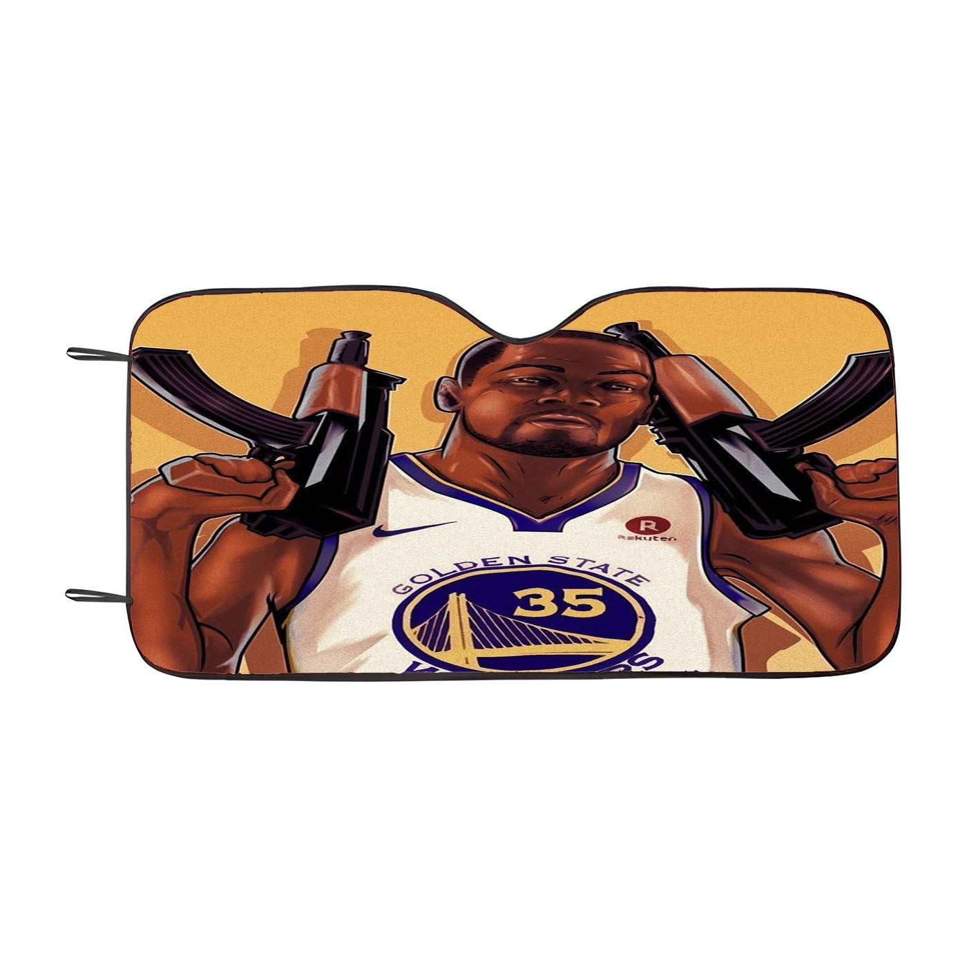 Golden State Warriors Jersey Car Auto Sun Shade Windshield Cover