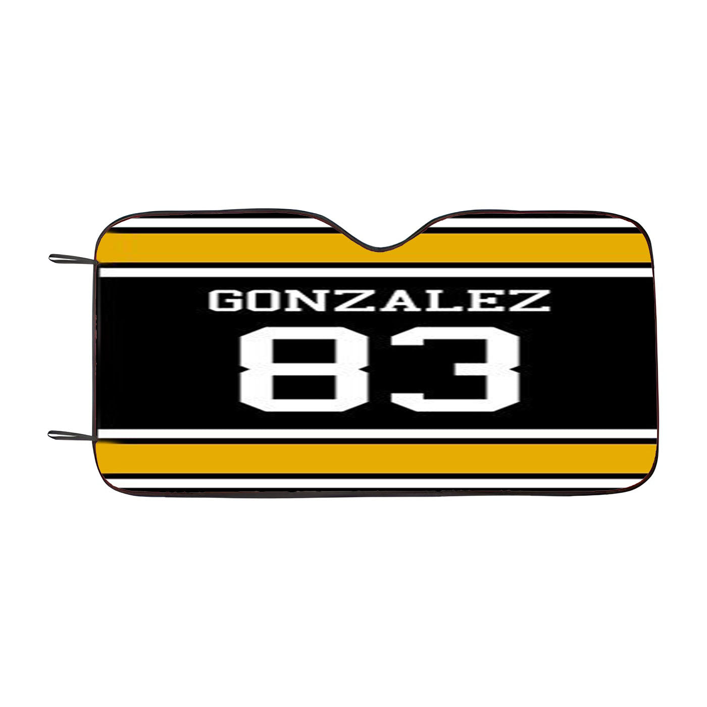 Gonzalez 83 Steelers Car Auto Sun Shade Windshield Cover