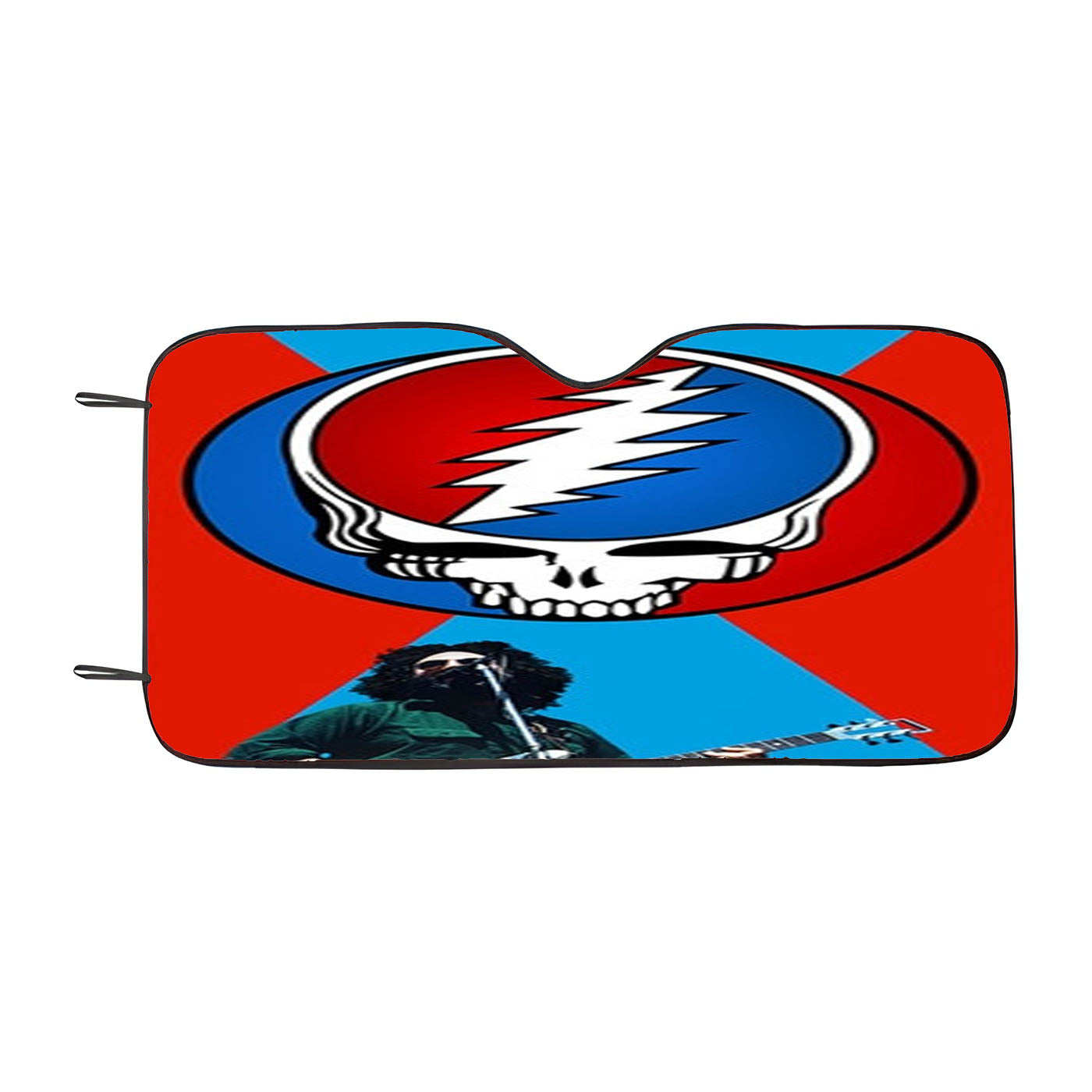 Grateful Dead Jerry Garcia Guitar Car Auto Sun Shade Windshield Cover