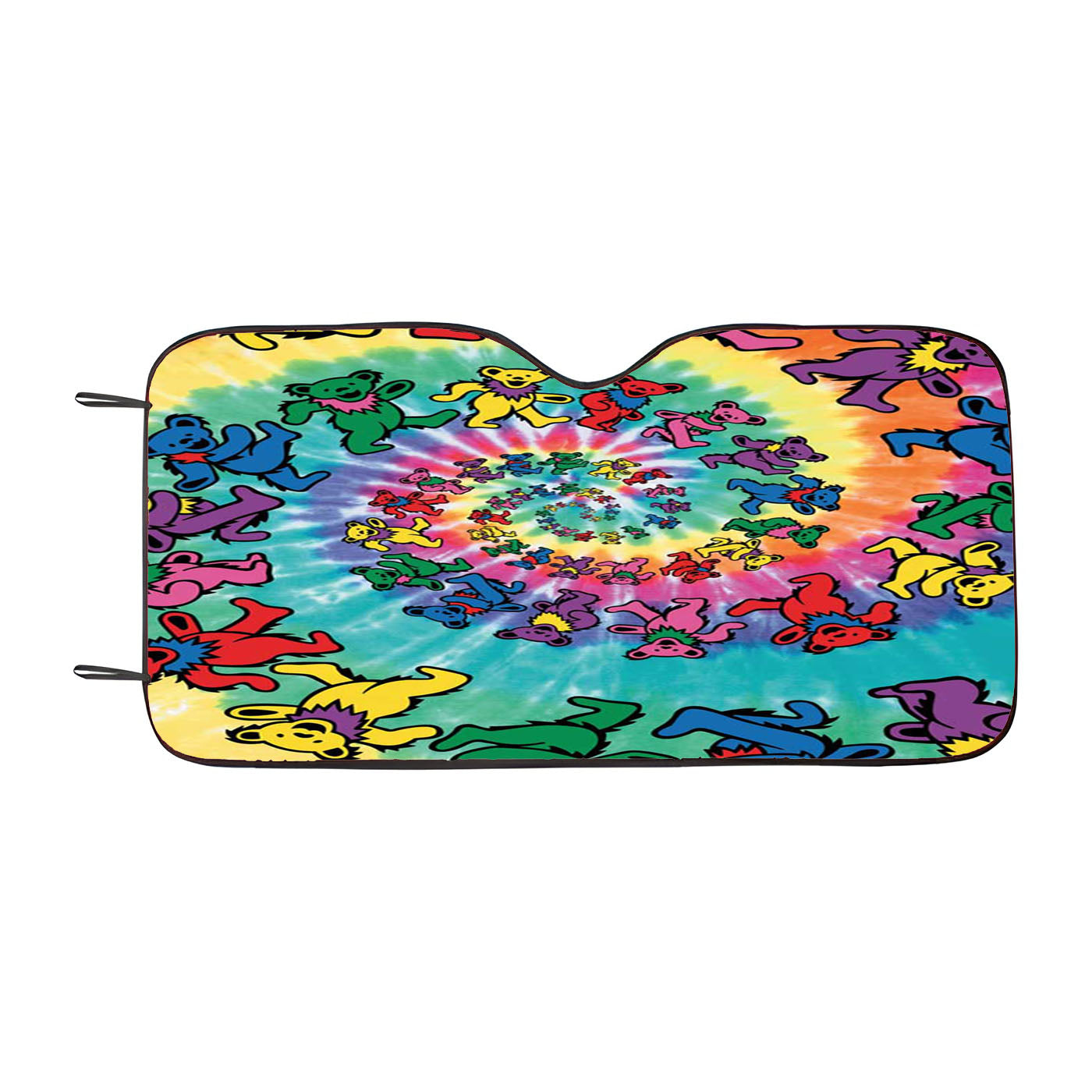 Grateful Dead Tapestry Tie Dye Car Auto Sun Shade Windshield Cover