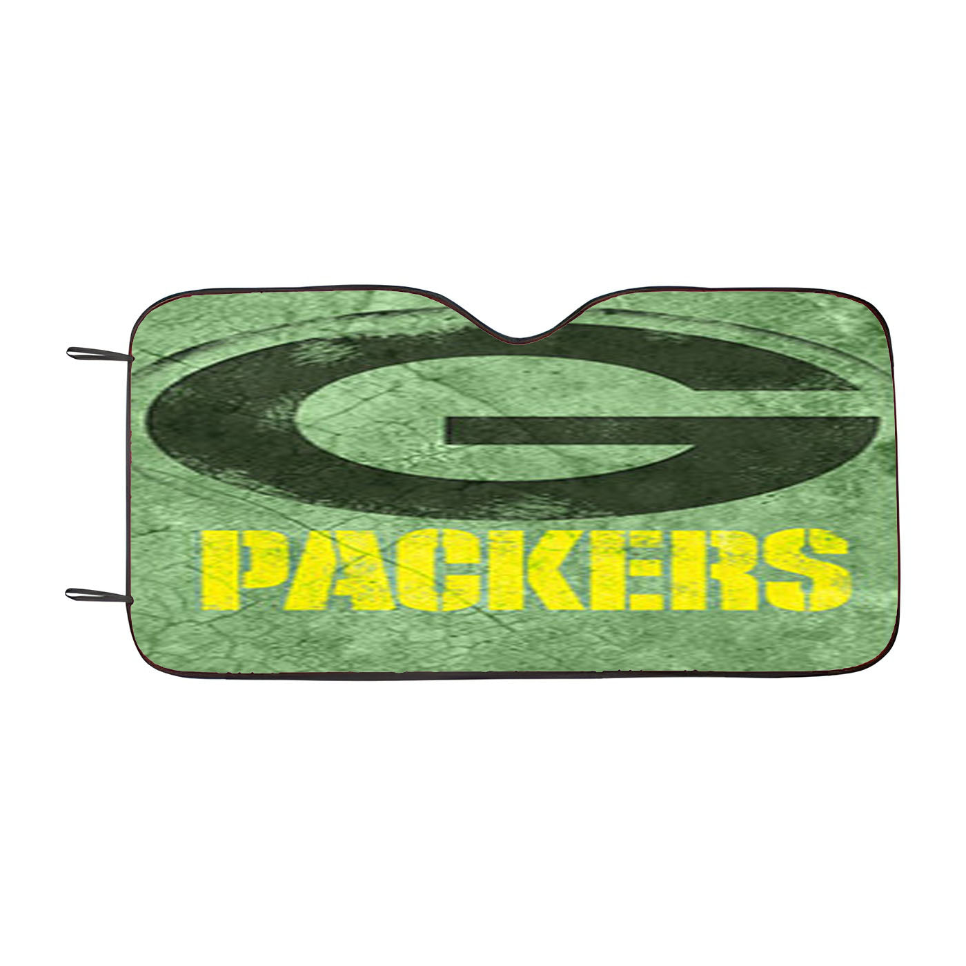 Green Packers Green Wall Car Auto Sun Shade Windshield Cover