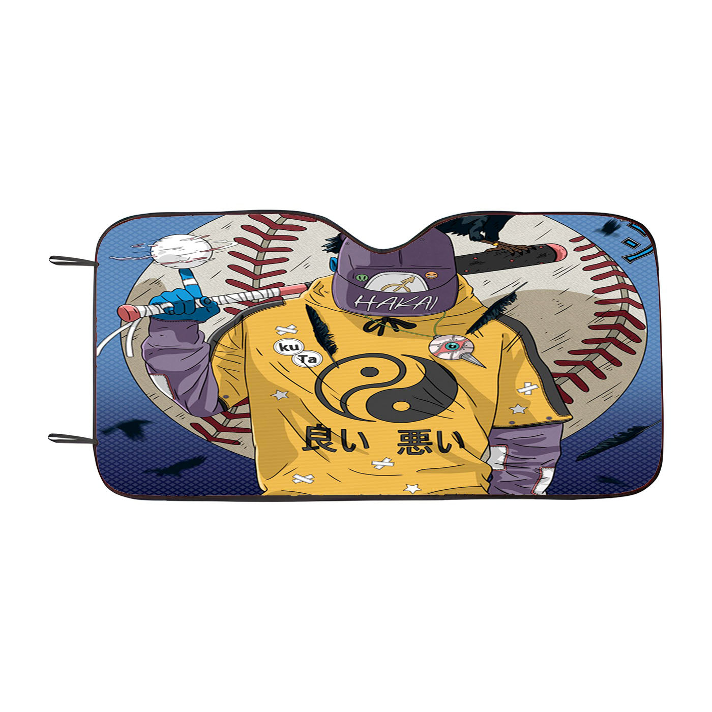 Hakai Ip Lobato Baseball Car Auto Sun Shade Windshield Cover