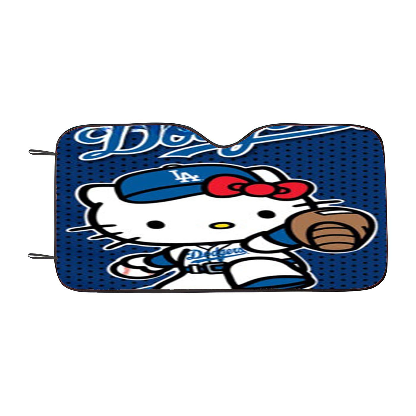Hello Kitty La Dodgers Car Auto Sun Shade Windshield Cover
