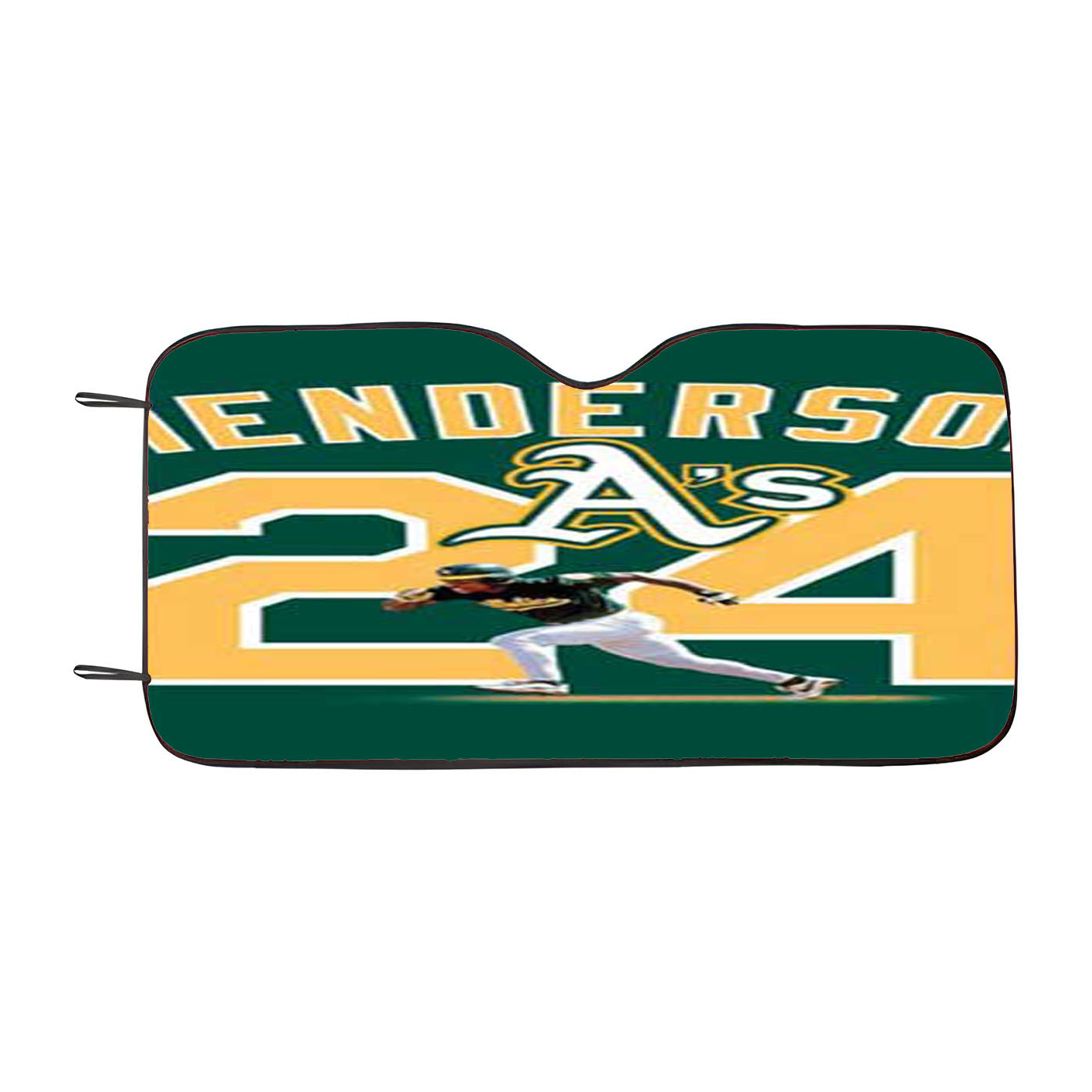 Henderson Oakland Athletics Car Auto Sun Shade Windshield Cover