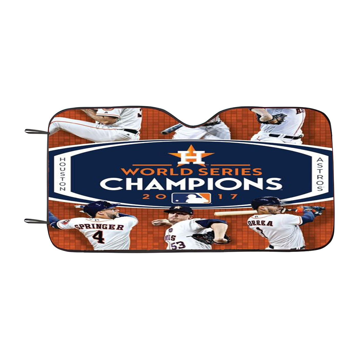 Houston Astros 2017 World Series Champions Car Auto Sun Shade Windshield Cover