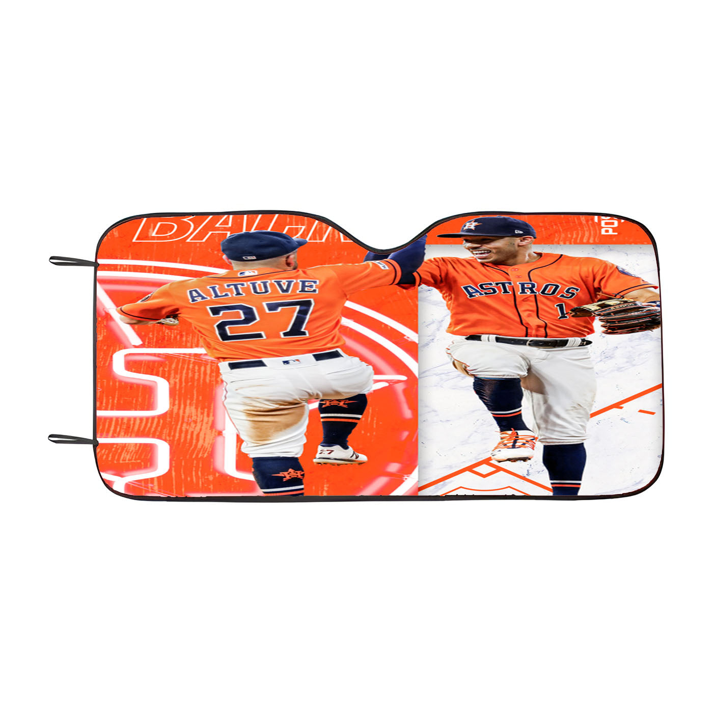 Houston Astros Altuve Car Auto Sun Shade Windshield Cover