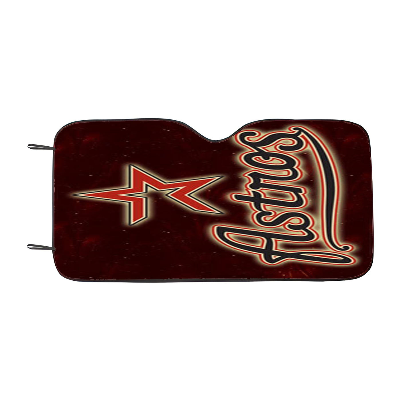 Houston Astros In Galaxy Car Auto Sun Shade Windshield Cover