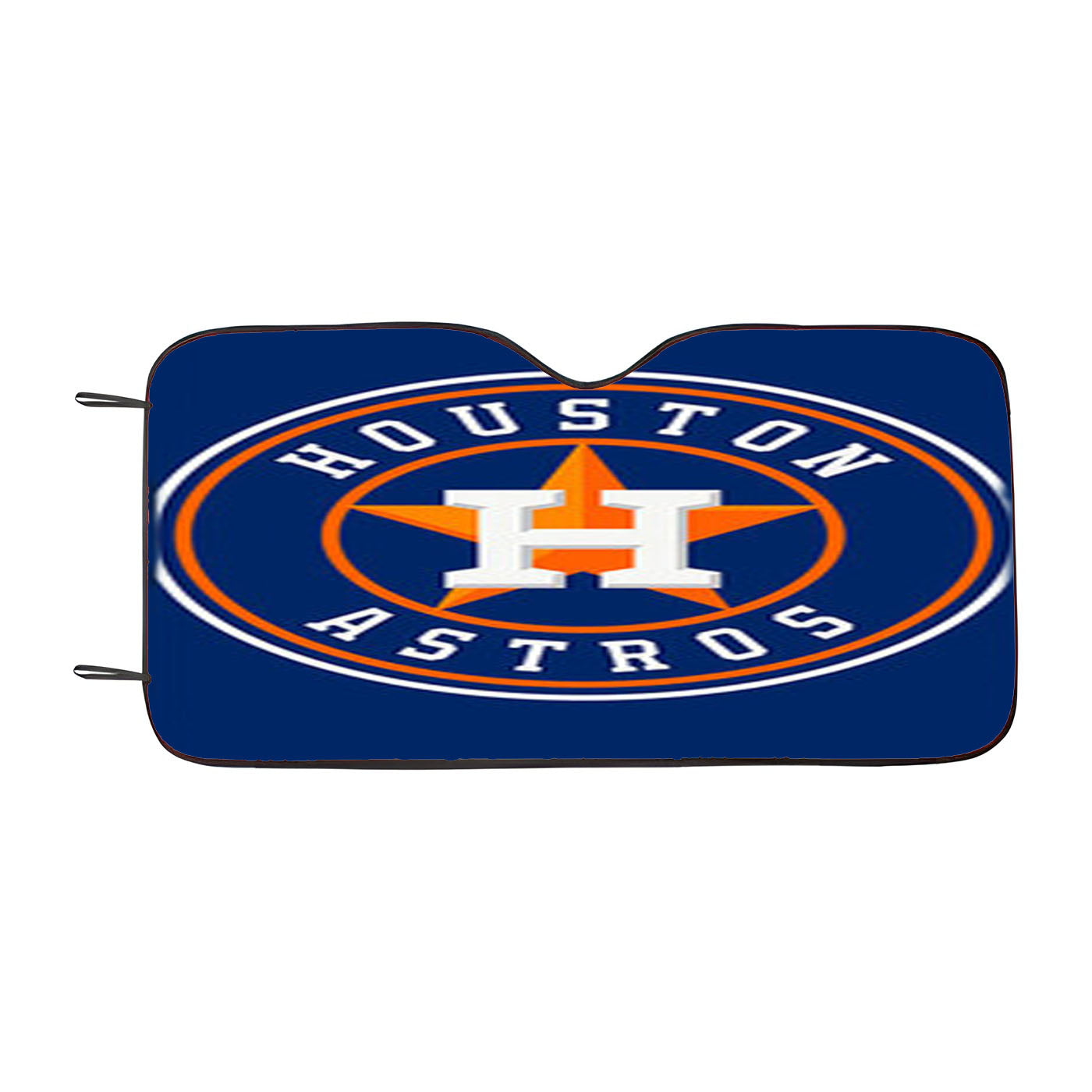 Houston Astros Logo Blue Car Auto Sun Shade Windshield Cover