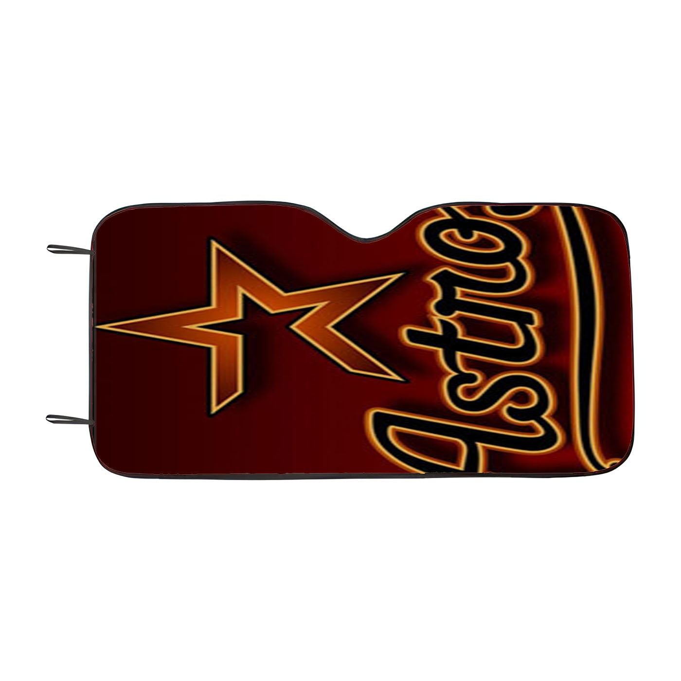 Houston Astros Red Car Auto Sun Shade Windshield Cover