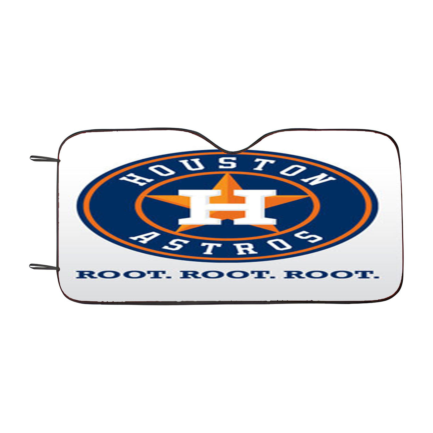 Houston Astros Root Car Auto Sun Shade Windshield Cover