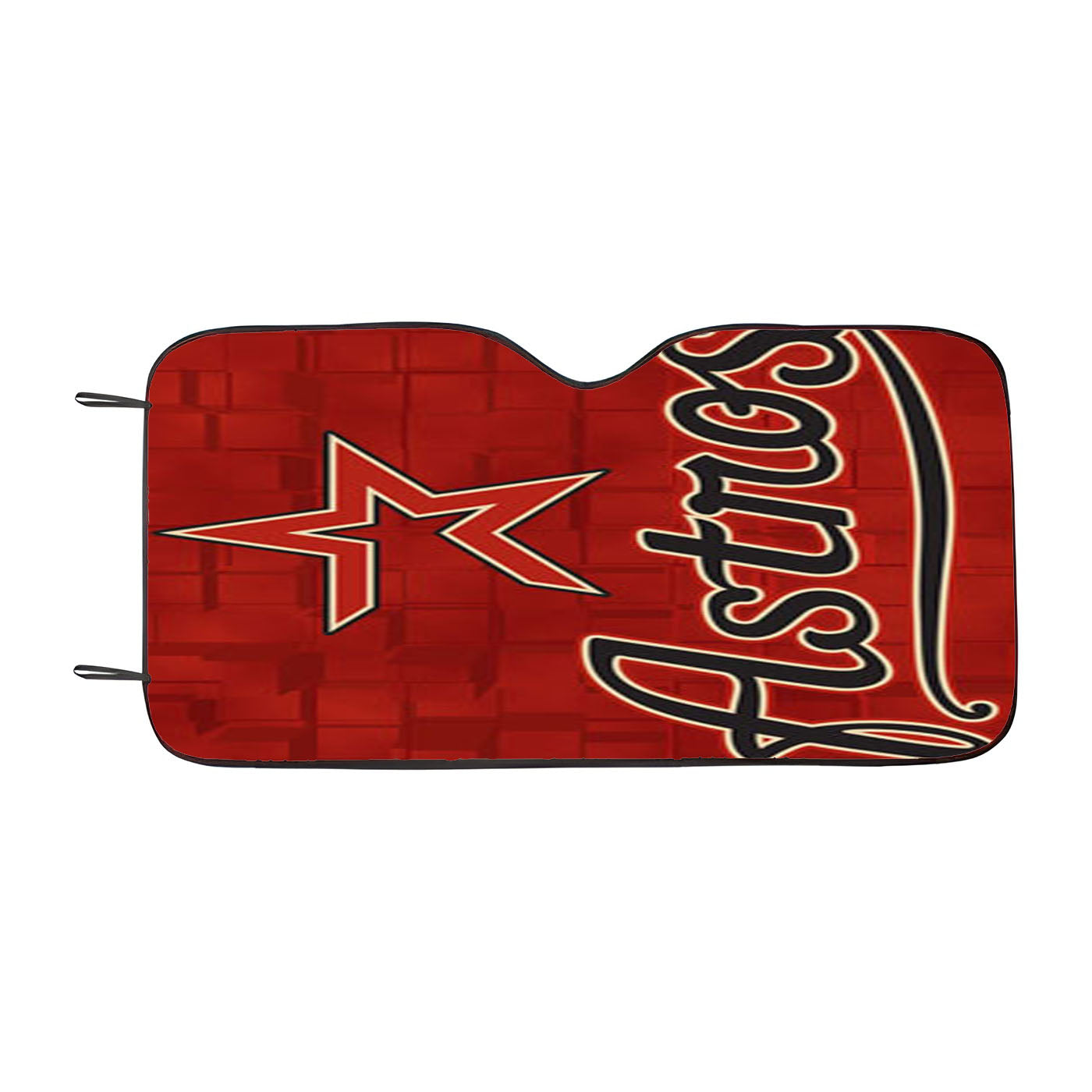 Houston Astros Texture Car Auto Sun Shade Windshield Cover