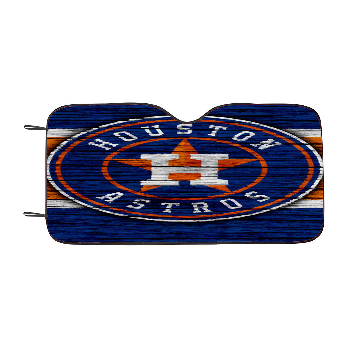 Houston Astros Wood Logo Car Auto Sun Shade Windshield Cover