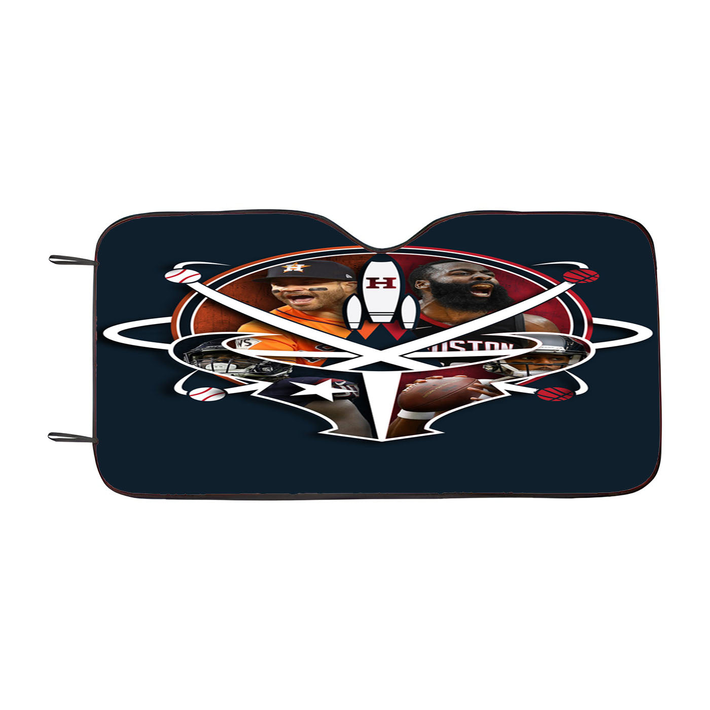 Houston Texans Fans Wallpaper Car Auto Sun Shade Windshield Cover