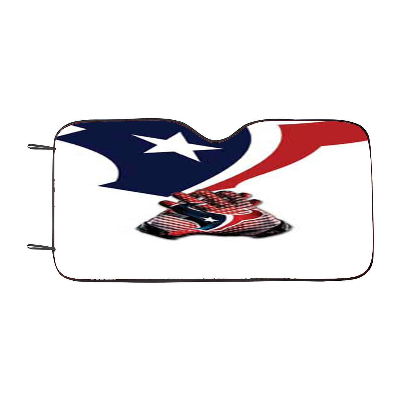 Houston Texans Gloves Car Auto Sun Shade Windshield Cover