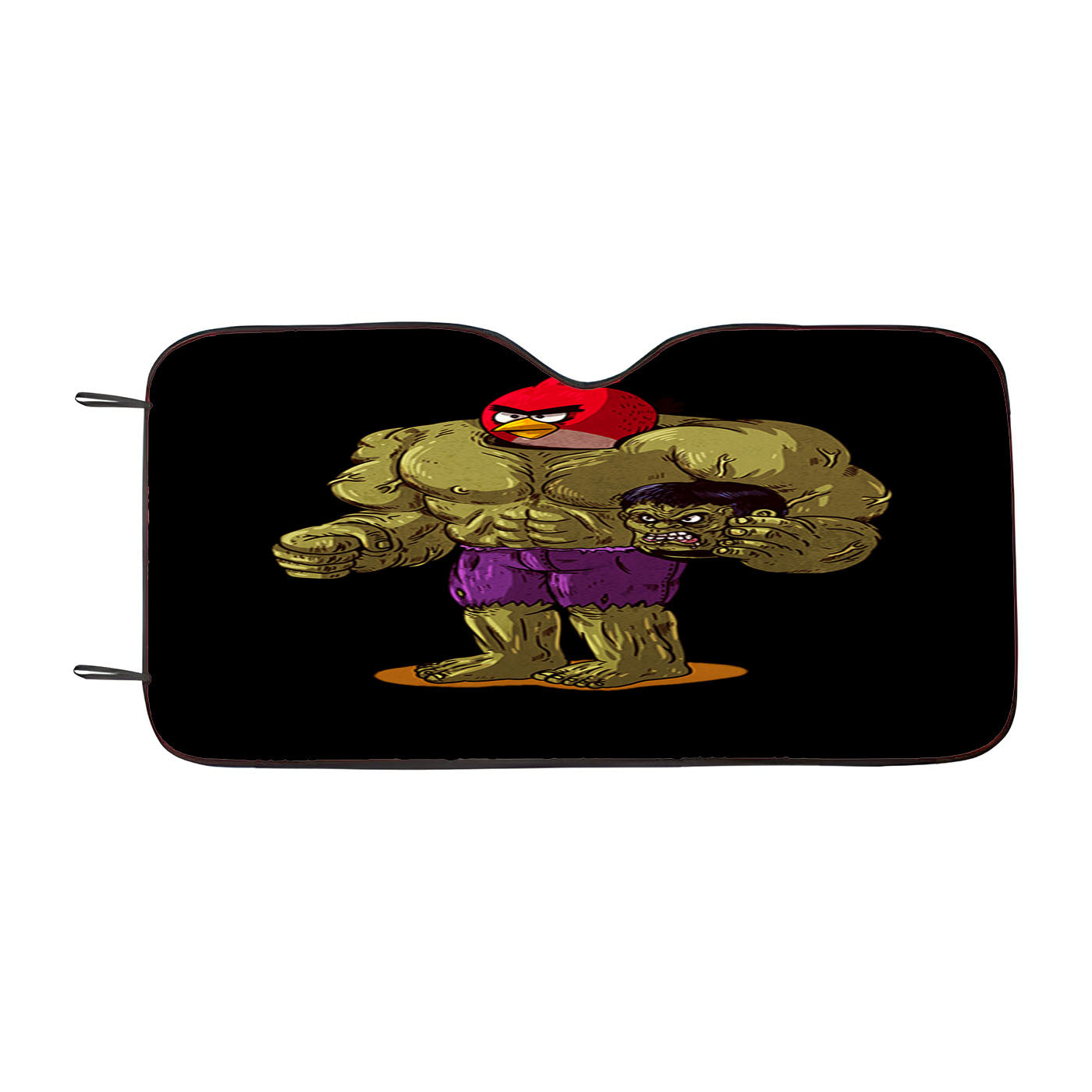 Hulk X Angry Red Bird Car Auto Sun Shade Windshield Cover