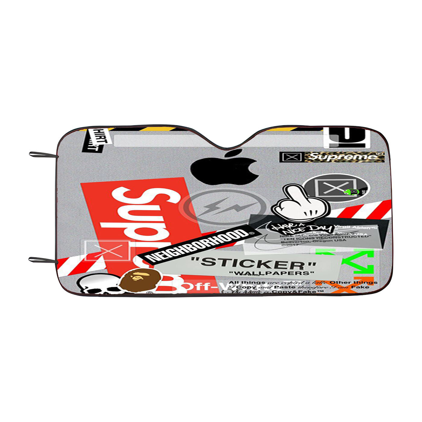 Hypebeast Sticker Car Auto Sun Shade Windshield Cover