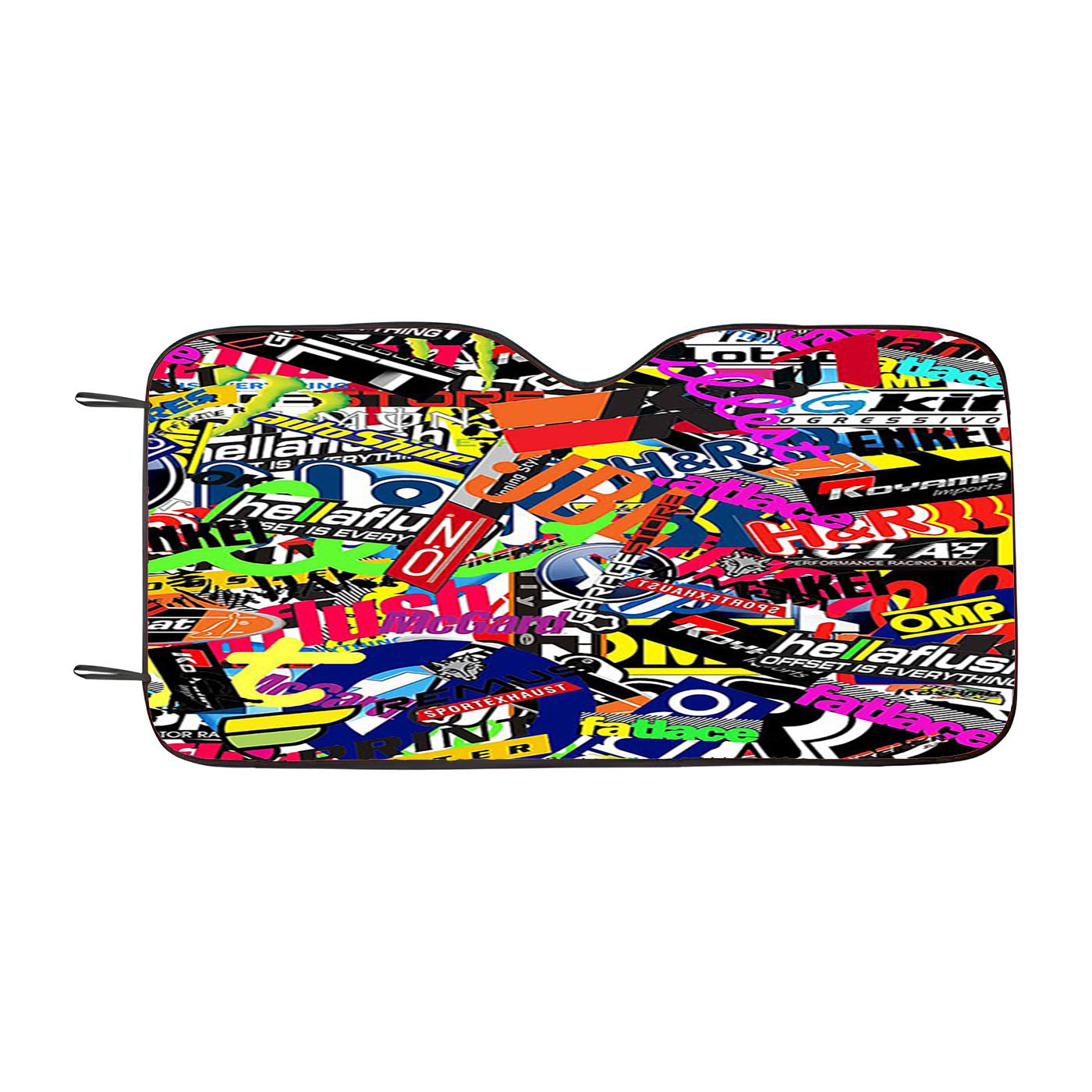 Hypebeast Sticker Bomb Collage Car Auto Sun Shade Windshield Cover