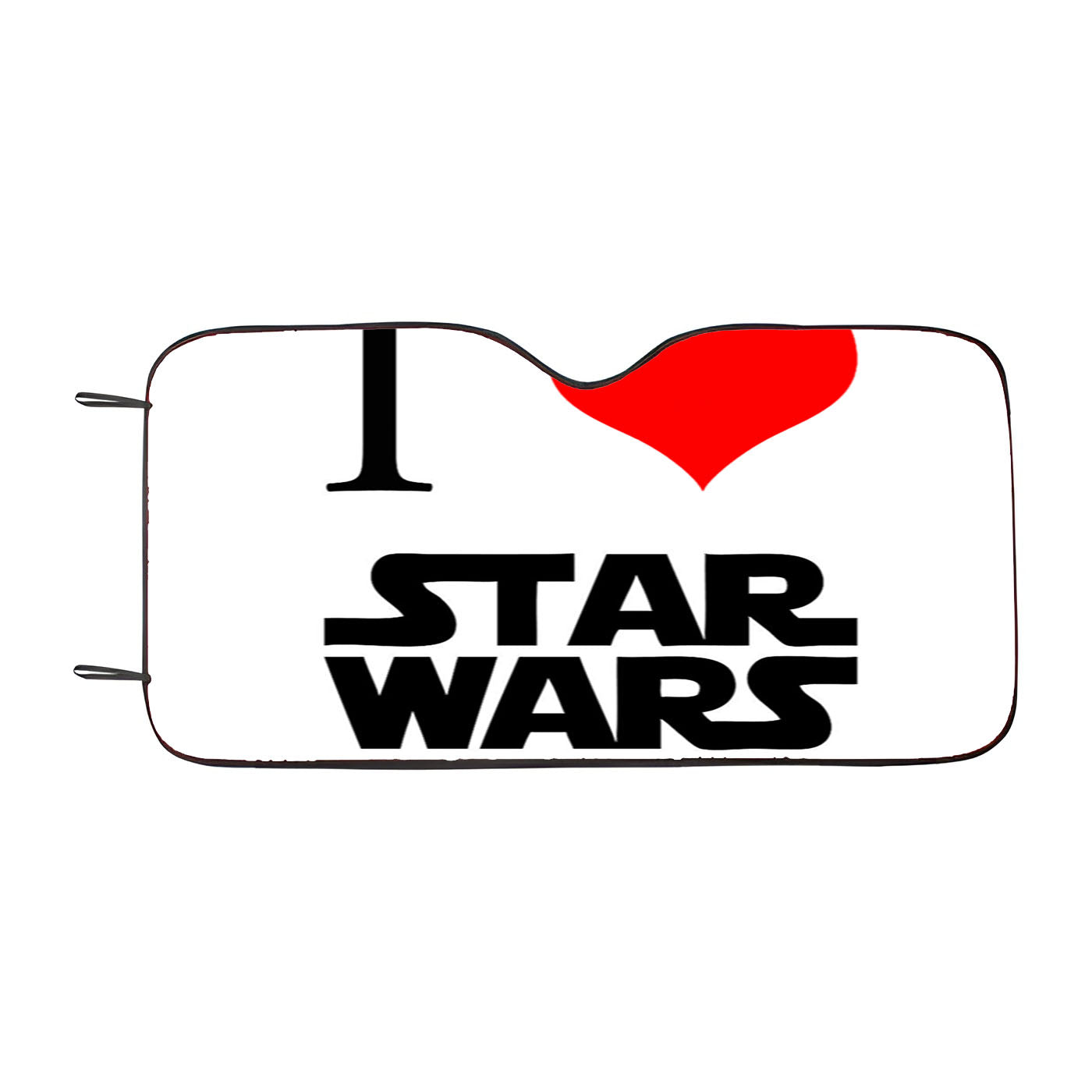 I Love Star Wars Car Auto Sun Shade Windshield Cover