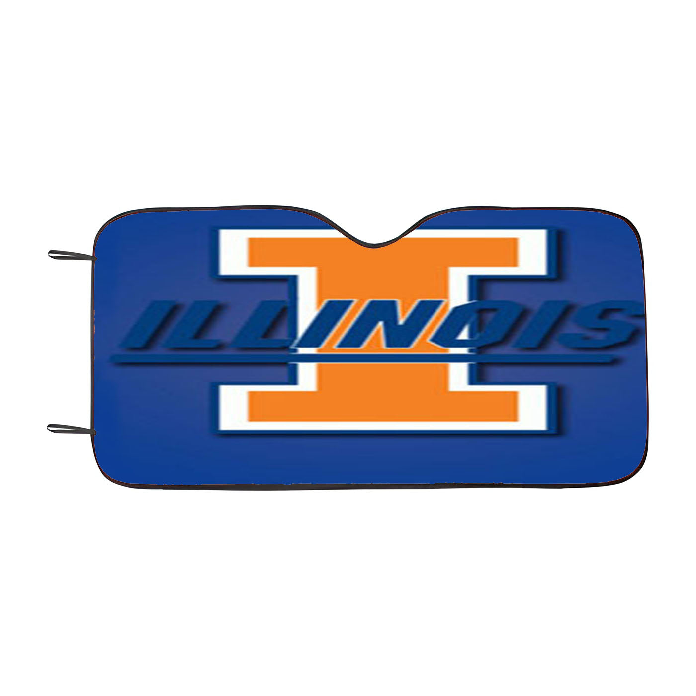 Illinois Car Auto Sun Shade Windshield Cover