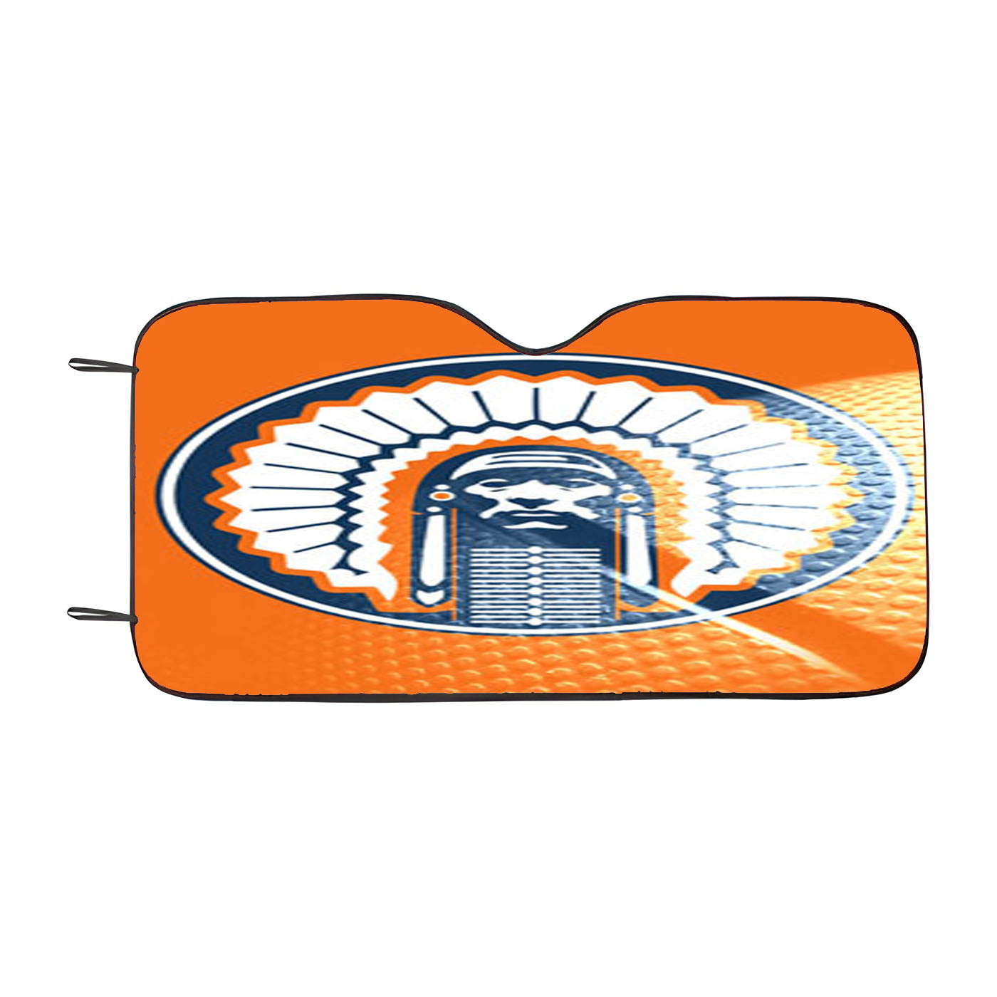 Illinois Icon Logo Car Auto Sun Shade Windshield Cover