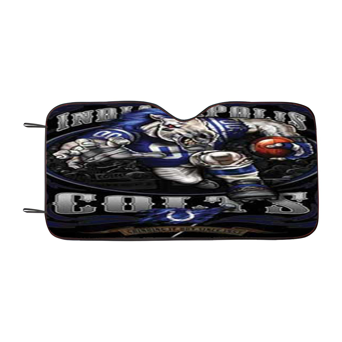 Indy Colts Angry Car Auto Sun Shade Windshield Cover