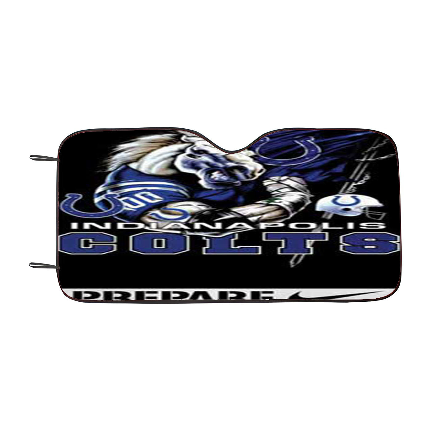 Indy Colts Horse Logo Prepare Car Auto Sun Shade Windshield Cover