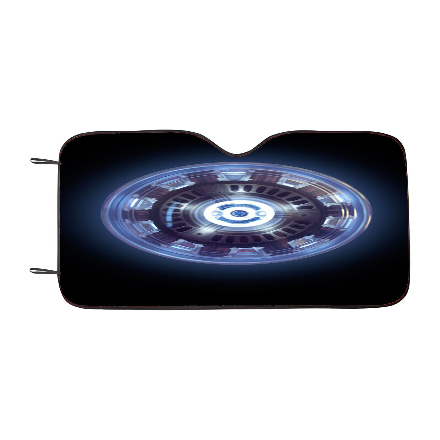 Iron Man Arc Reator Circle Car Auto Sun Shade Windshield Cover