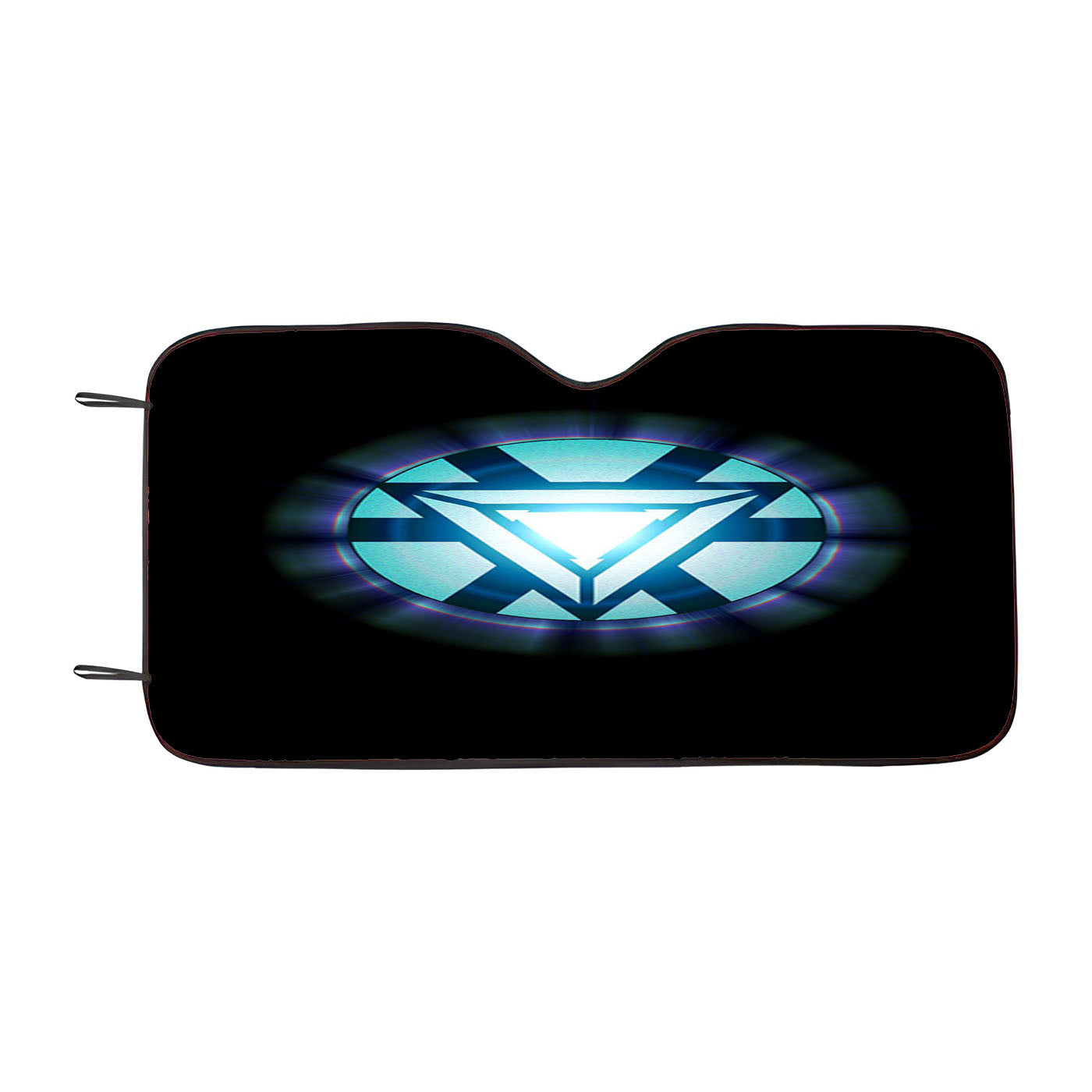 Iron Man Arc Reator Triangel Car Auto Sun Shade Windshield Cover