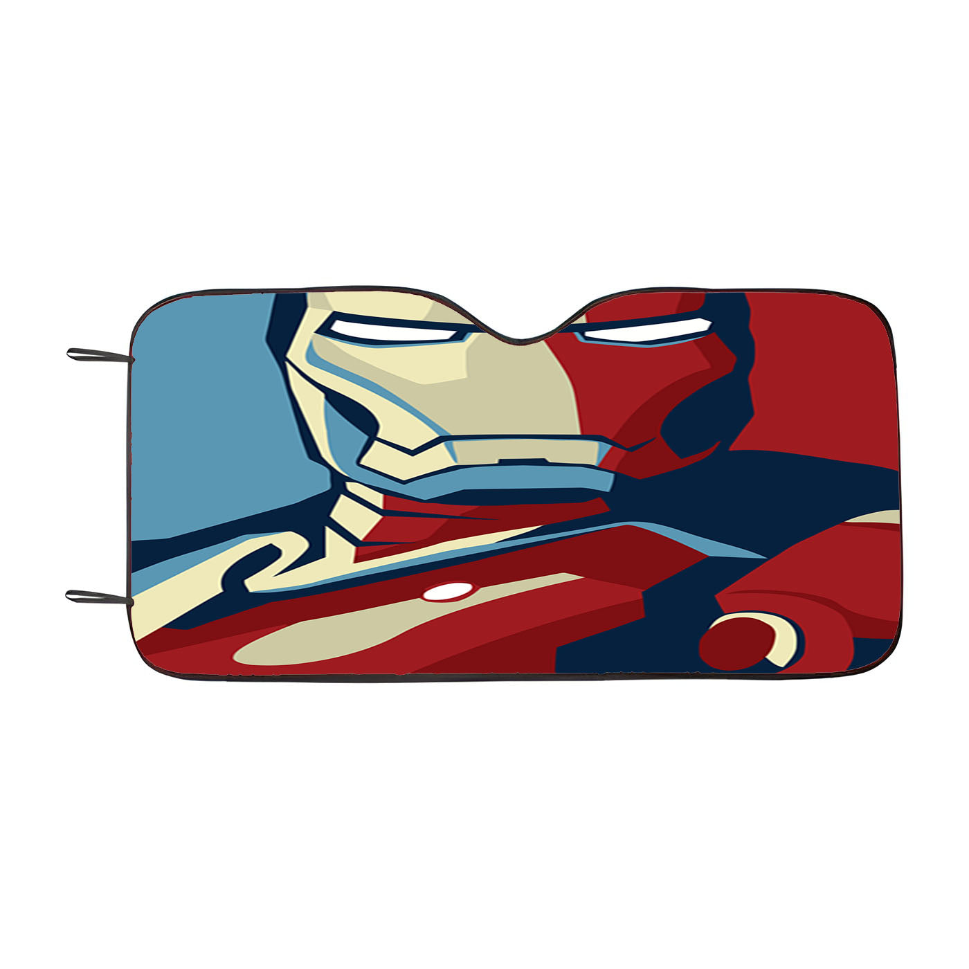 Iron Man Flat Design Car Auto Sun Shade Windshield Cover