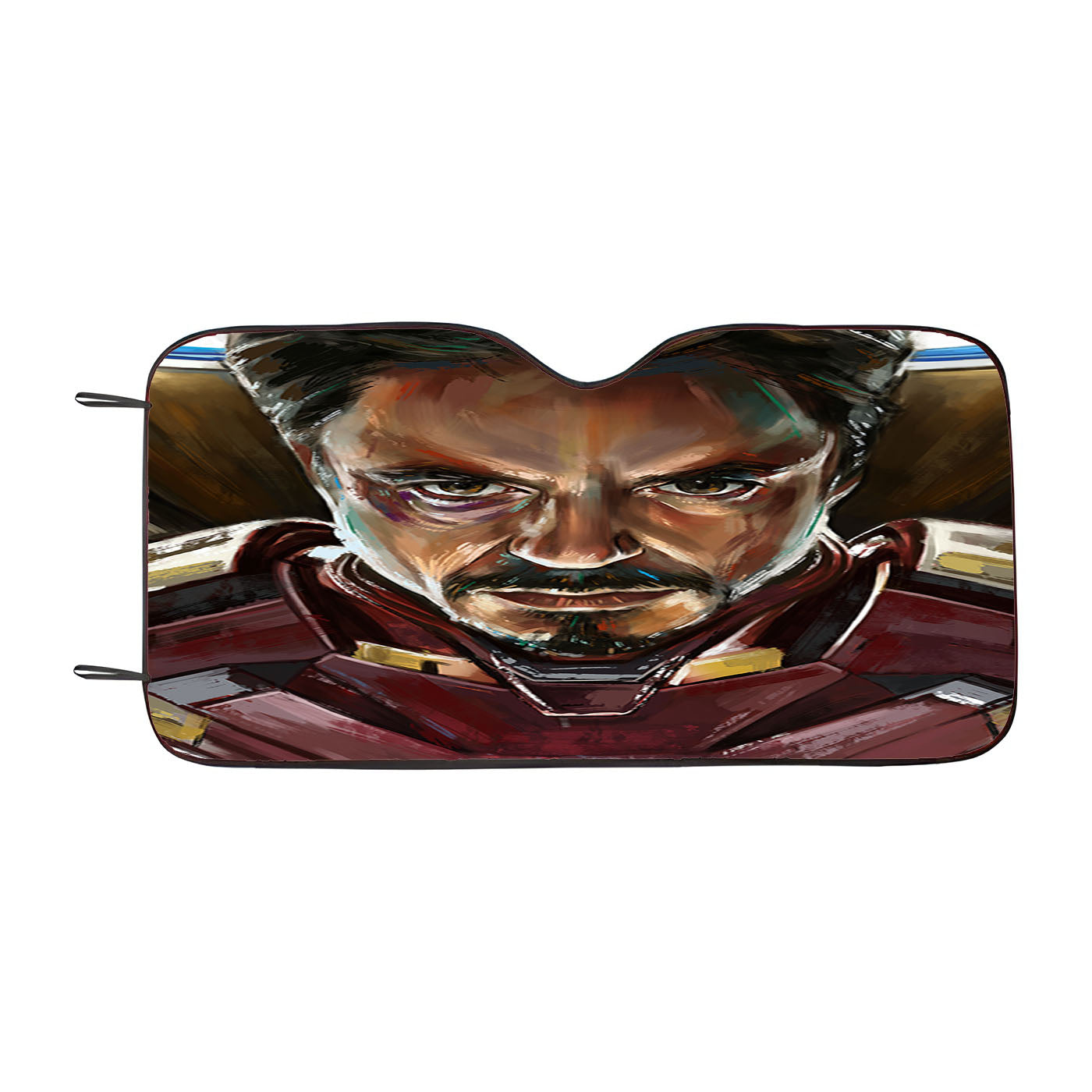 Ironman Illustration Car Auto Sun Shade Windshield Cover