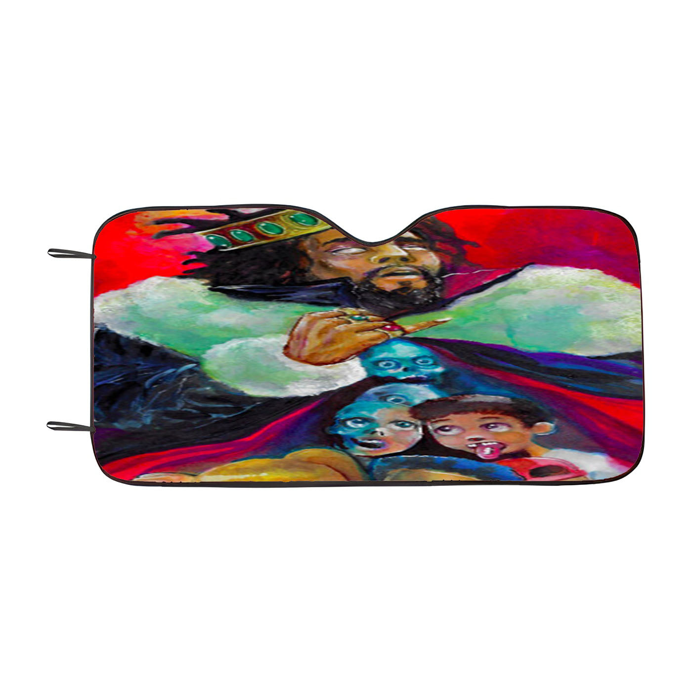 J Cole Kod Album Art Car Auto Sun Shade Windshield Cover
