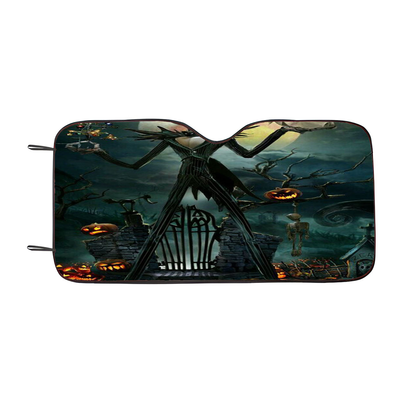 Jack Skellington Nightmare Before Christmas Car Auto Sun Shade Windshield Cover