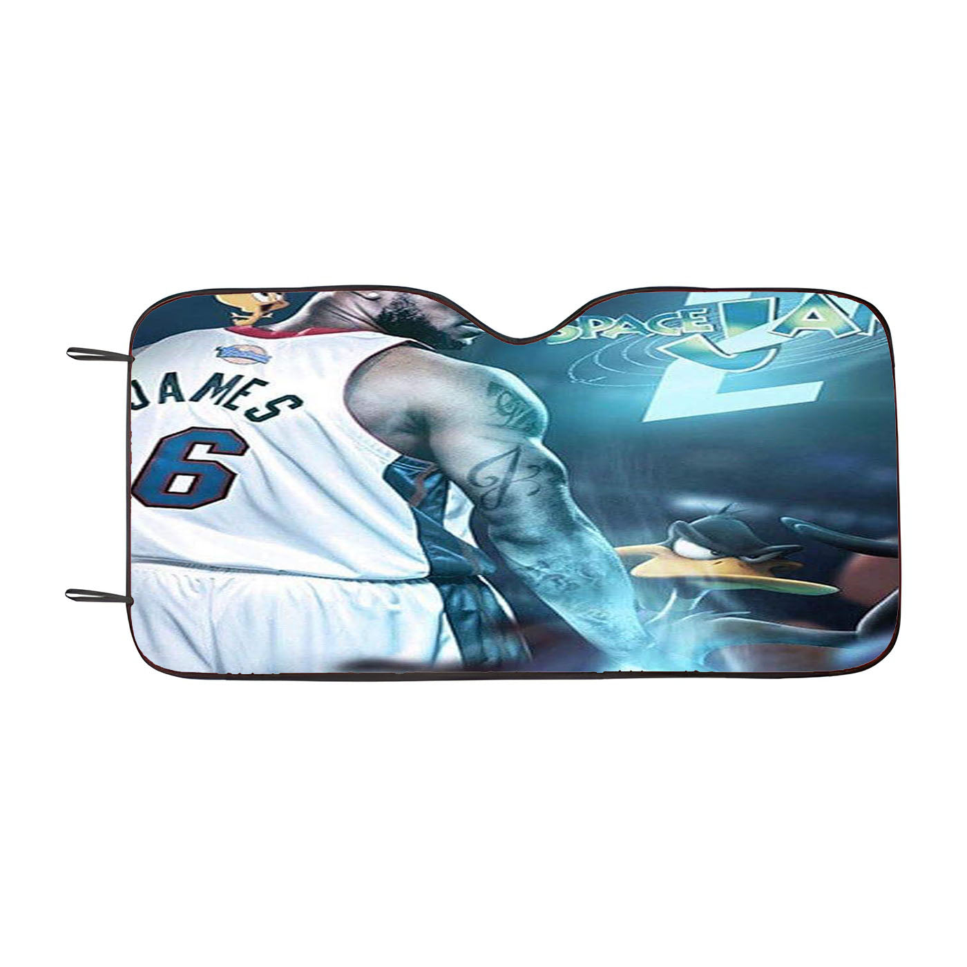 James Lebron Space Jam 2 Car Auto Sun Shade Windshield Cover