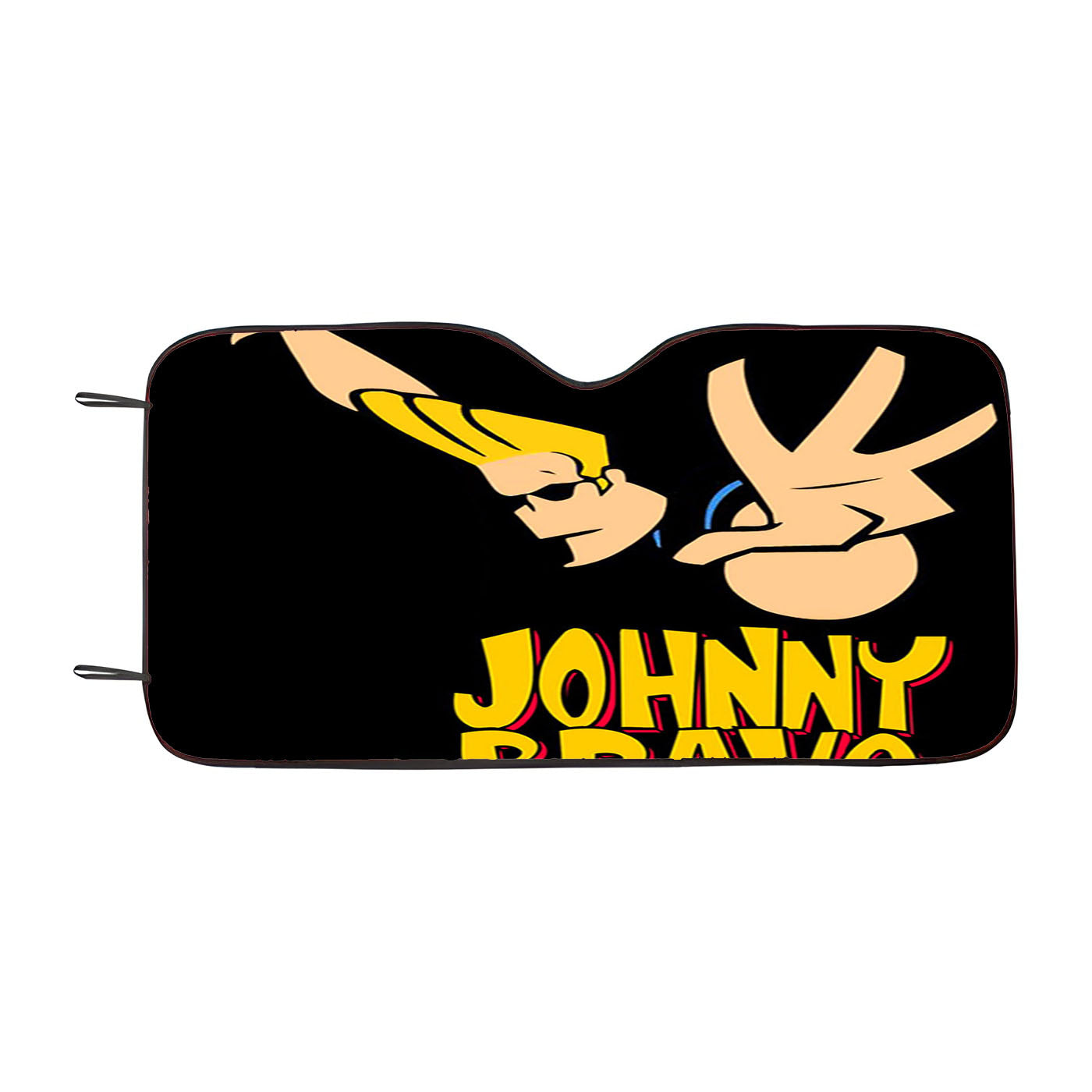 Johnny Bravo Dance On Black Car Auto Sun Shade Windshield Cover