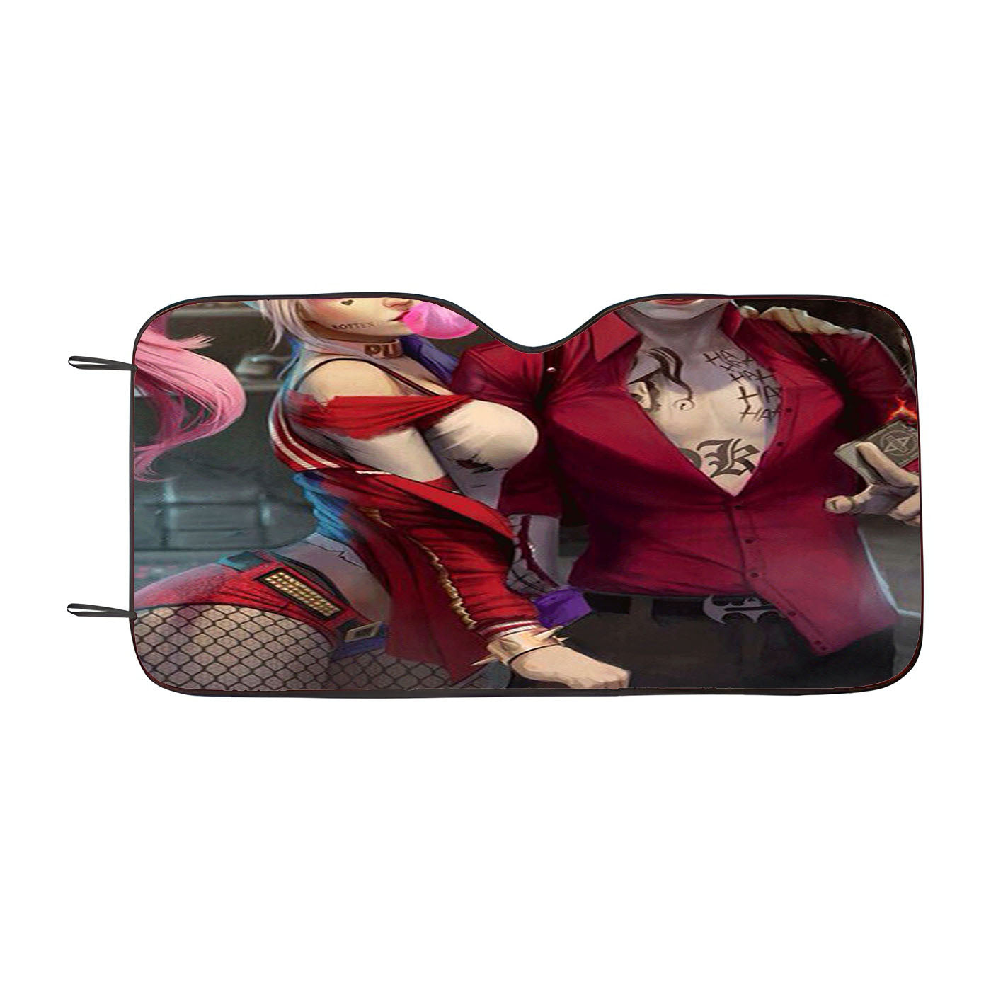 Joker And Harley Quinn Car Auto Sun Shade Windshield Cover